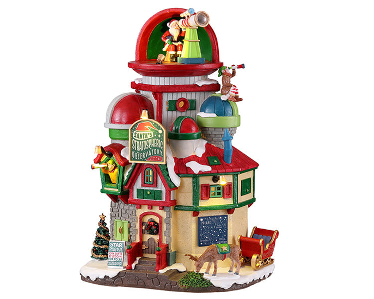 LEMAX Santa's Stratospheric Observatory, Battery Operated (4.5V) #15801